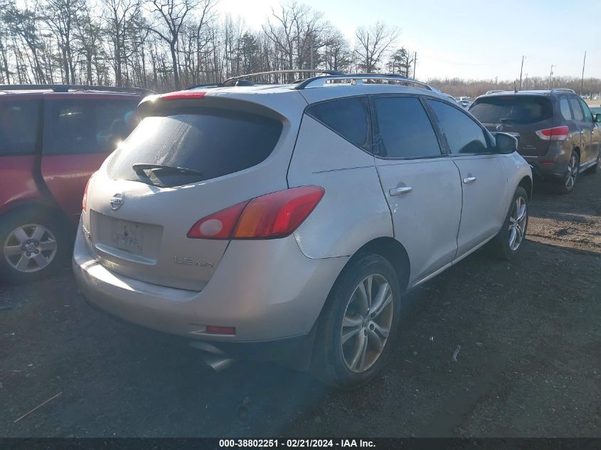 JN8AZ18W39W160199 2009 Nissan Murano Le