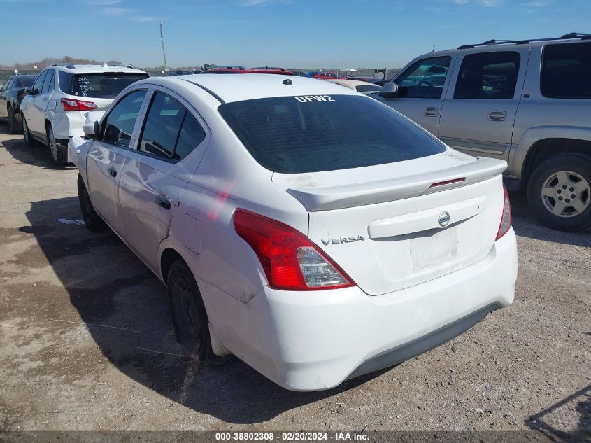 2019 Nissan Versa 1.6 S+ VIN: 3N1CN7AP4KL827186 Lot: 38802308