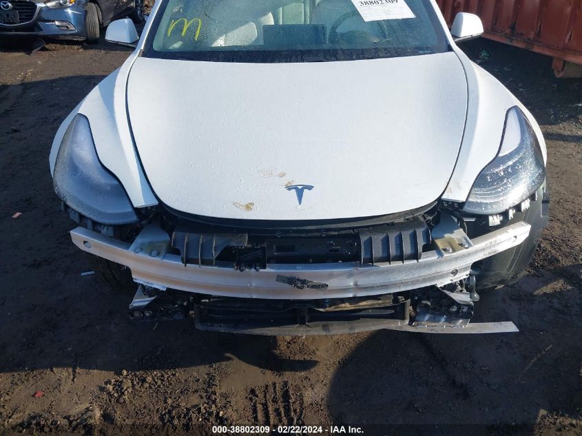 2021 Tesla Model 3 Standard Range Plus Rear-Wheel Drive VIN: 5YJ3E1EA3MF018506 Lot: 38802309