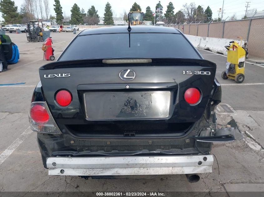 2004 Lexus Is 300 VIN: JTHBD192740091666 Lot: 38802361