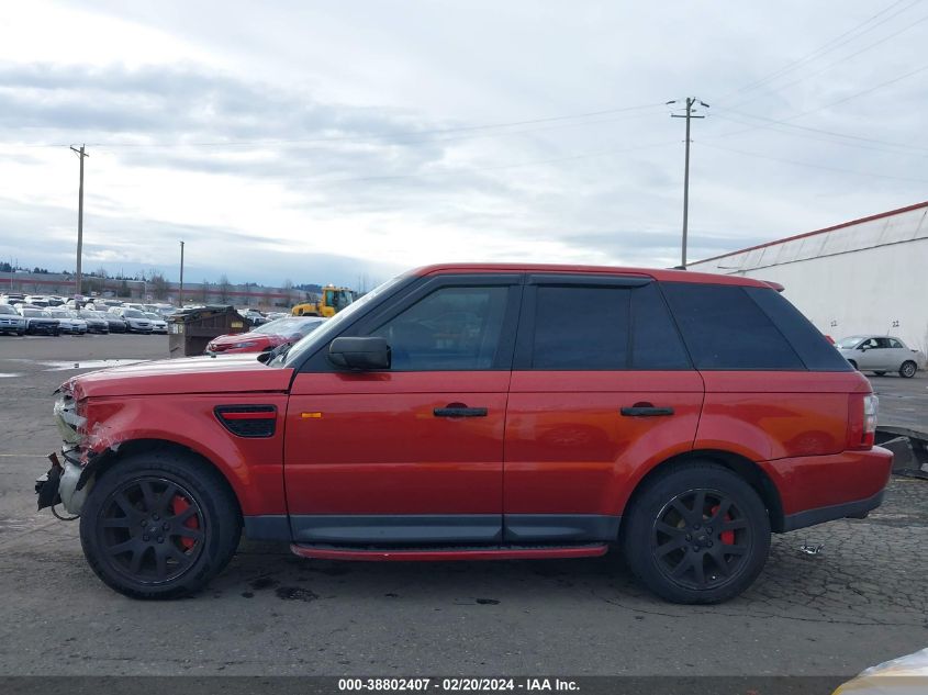 2008 Land Rover Range Rover Sport Hse VIN: SALSF25408A146511 Lot: 38802407