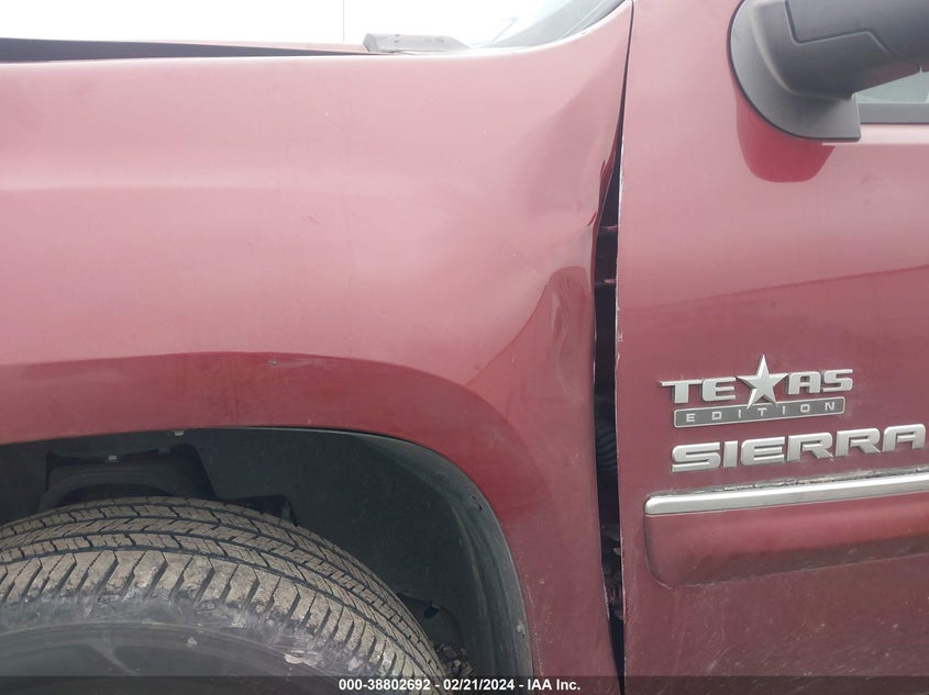 2013 GMC SIERRA 1500 SLE - 1GTR1VE01DZ137072
