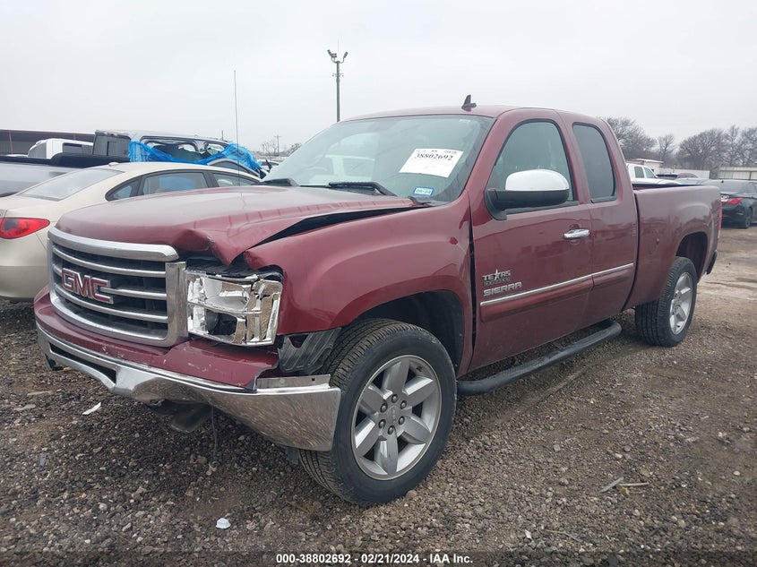 2013 GMC SIERRA 1500 SLE - 1GTR1VE01DZ137072