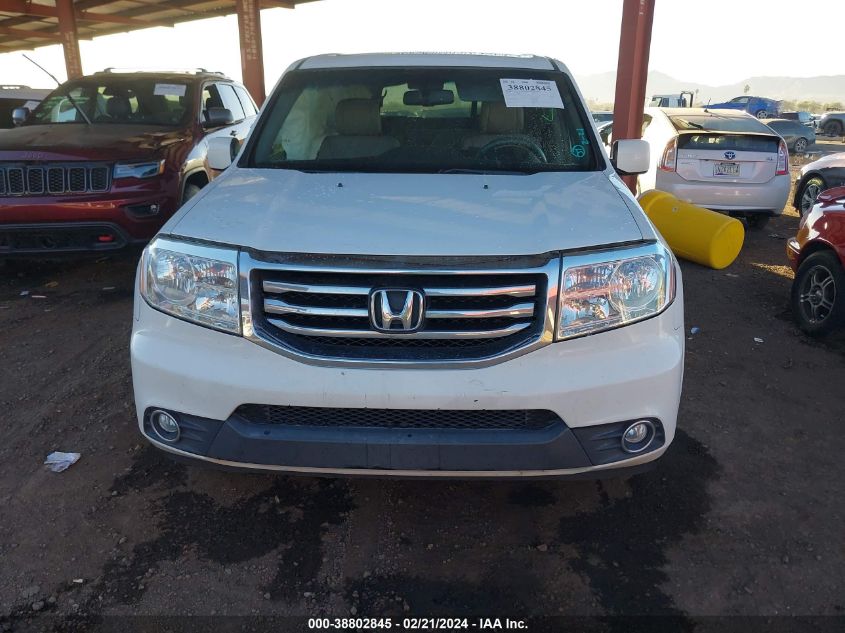 2012 Honda Pilot Ex-L VIN: 5FNYF4H54CB066355 Lot: 38802845