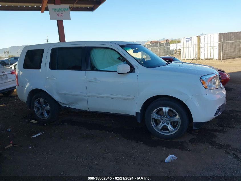 2012 Honda Pilot Ex-L VIN: 5FNYF4H54CB066355 Lot: 38802845