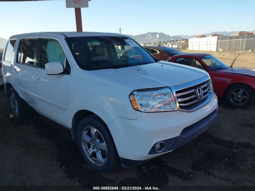 2012 Honda Pilot Ex-L VIN: 5FNYF4H54CB066355 Lot: 38802845