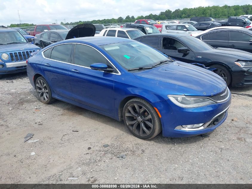 2015 Chrysler 200 C VIN: 1C3CCCCG9FN520292 Lot: 38802898