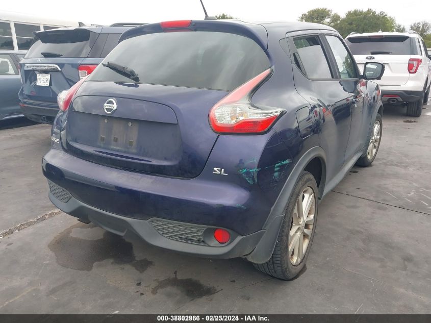 2016 Nissan Juke Sl VIN: JN8AF5MR1GT605912 Lot: 38802986