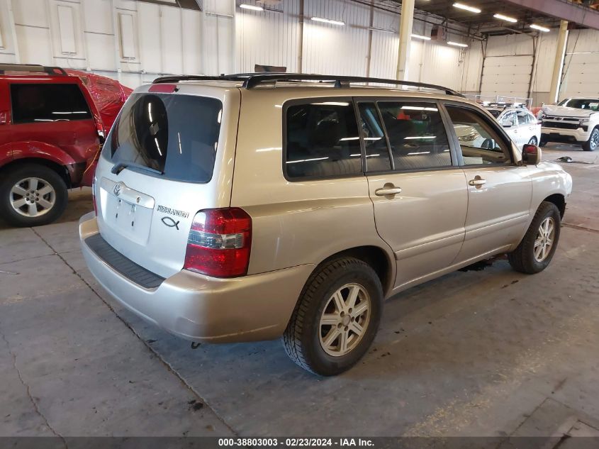 2004 Toyota Highlander VIN: JTEGD21A240092512 Lot: 38803003