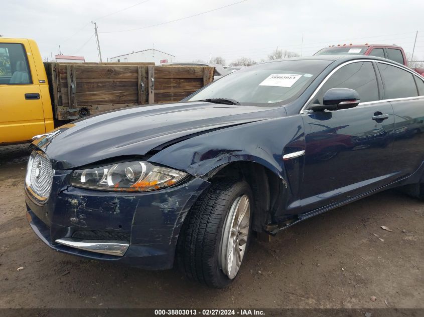 2013 Jaguar Xf I4 T VIN: SAJWA0ES5DPS63858 Lot: 38803013