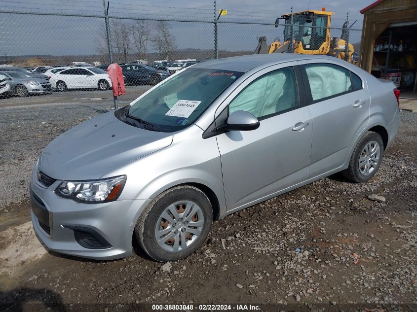 2018 Chevrolet Sonic Ls Auto VIN: 1G1JB5SHXJ4110653 Lot: 38803048