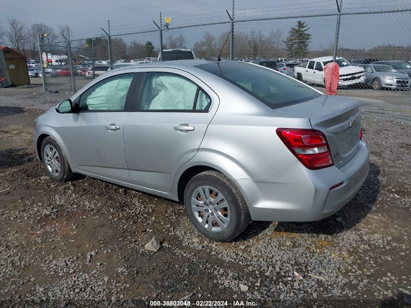 2018 Chevrolet Sonic Ls Auto VIN: 1G1JB5SHXJ4110653 Lot: 38803048