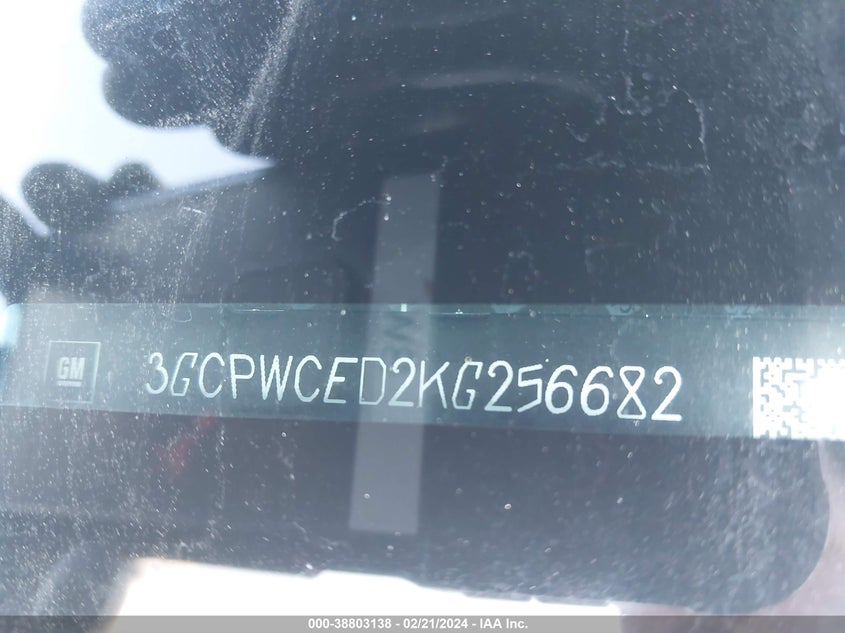 2019 CHEVROLET SILVERADO 1500 C1500 LT - 3GCPWCED2KG256682