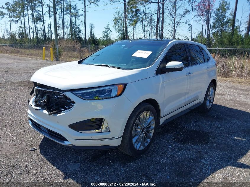 2020 Ford Edge Titanium VIN: 2FMPK3K99LBB06127 Lot: 38803212