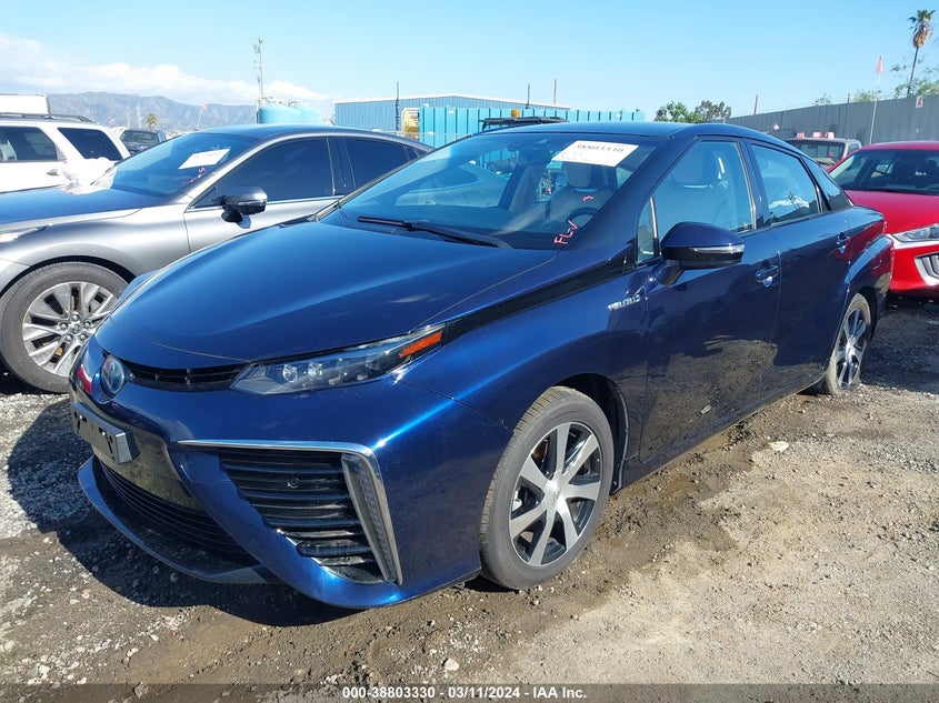 2018 Toyota Mirai VIN: JTDBVRBD8JA004128 Lot: 38803330