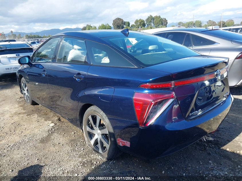 2018 Toyota Mirai VIN: JTDBVRBD8JA004128 Lot: 38803330
