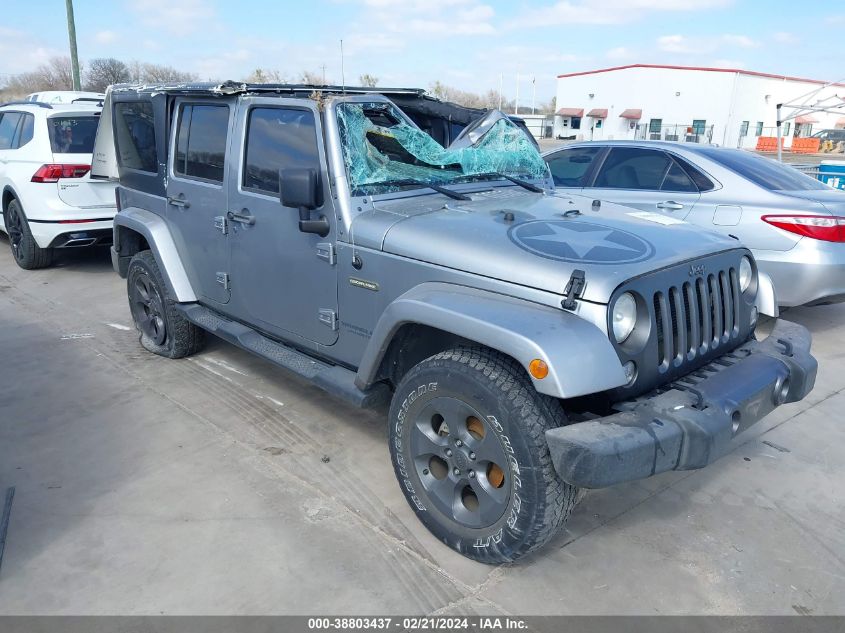 2017 Jeep Wrangler Unlimited Freedom 4X4 VIN: 1C4BJWDG9HL608626 Lot: 38803437