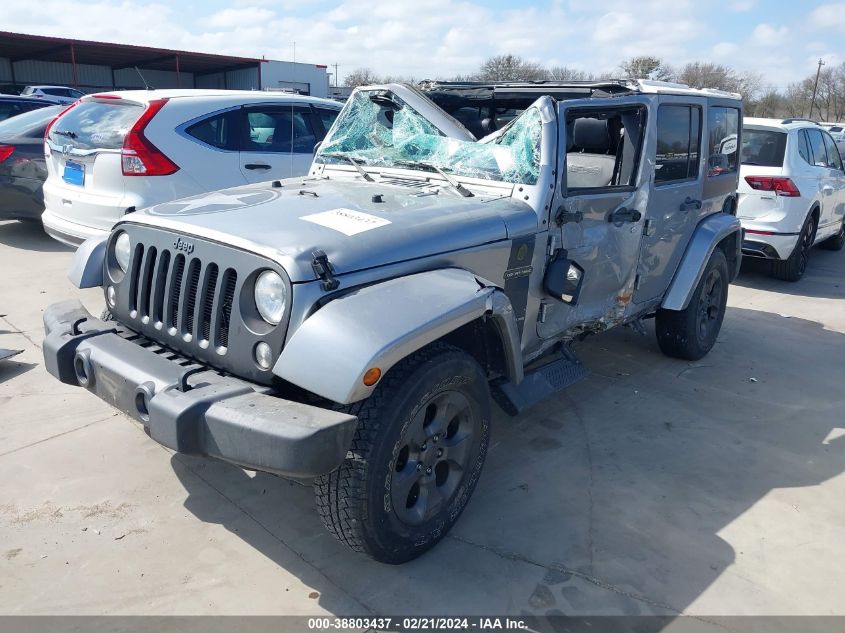 2017 Jeep Wrangler Unlimited Freedom 4X4 VIN: 1C4BJWDG9HL608626 Lot: 38803437