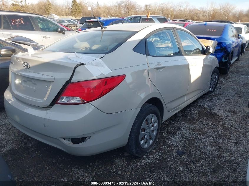 2016 Hyundai Accent Se VIN: KMHCT4AE6GU080361 Lot: 38803473