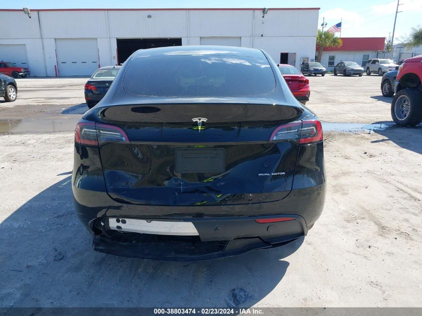 2023 Tesla Model Y Awd/Long Range Dual Motor All-Wheel Drive VIN: 7SAYGDEE2PA044863 Lot: 38803474