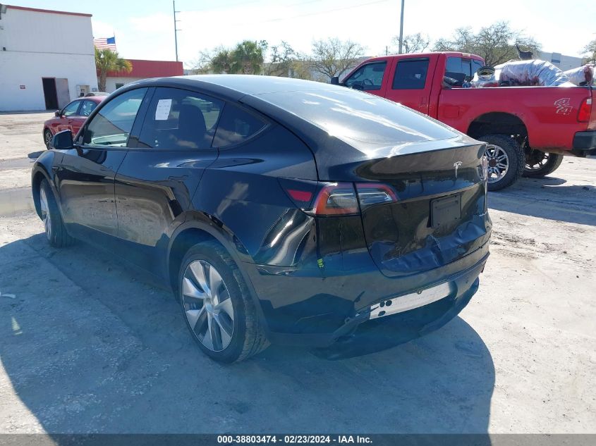 2023 Tesla Model Y Awd/Long Range Dual Motor All-Wheel Drive VIN: 7SAYGDEE2PA044863 Lot: 38803474