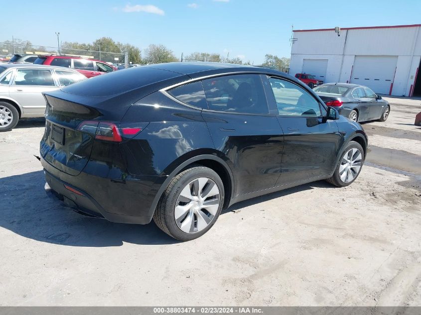 2023 Tesla Model Y Awd/Long Range Dual Motor All-Wheel Drive VIN: 7SAYGDEE2PA044863 Lot: 38803474