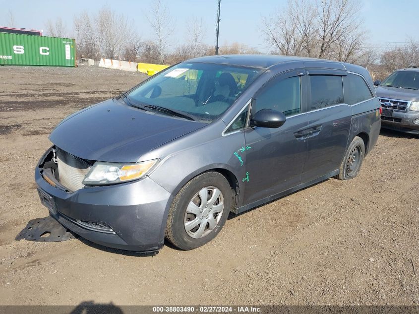 2014 Honda Odyssey Lx VIN: 5FNRL5H2XEB138235 Lot: 38803490