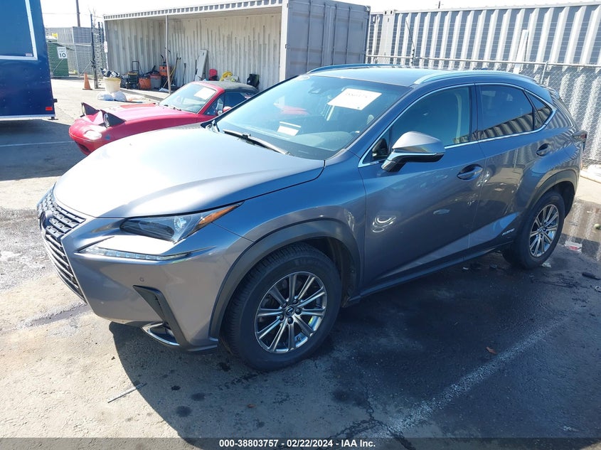 VIN JTJBJRBZ7K2102597 2019 LEXUS NX 300H
