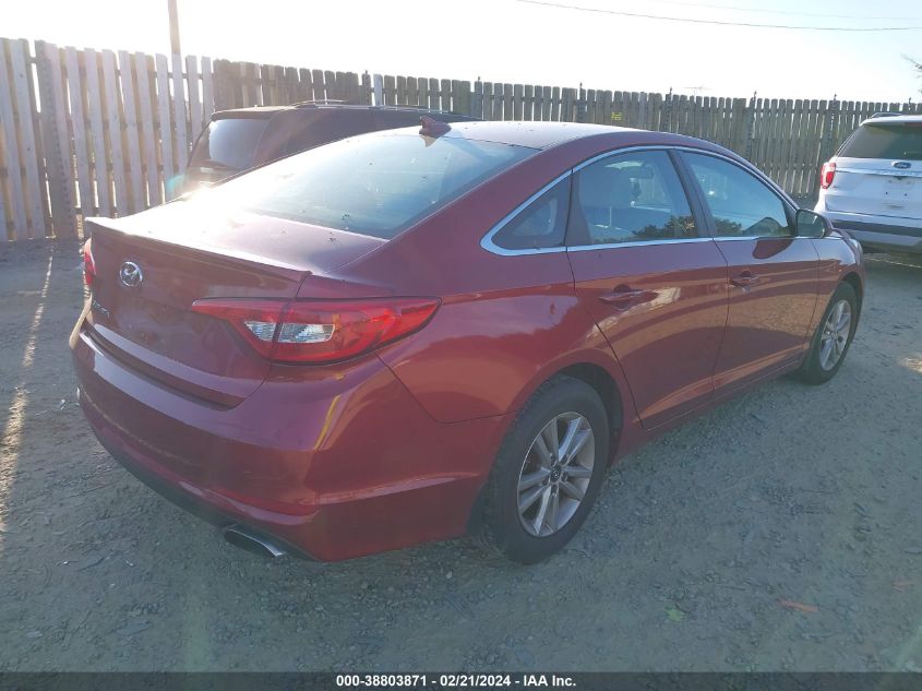 2015 Hyundai Sonata Se VIN: 5NPE24AF8FH227006 Lot: 38803871