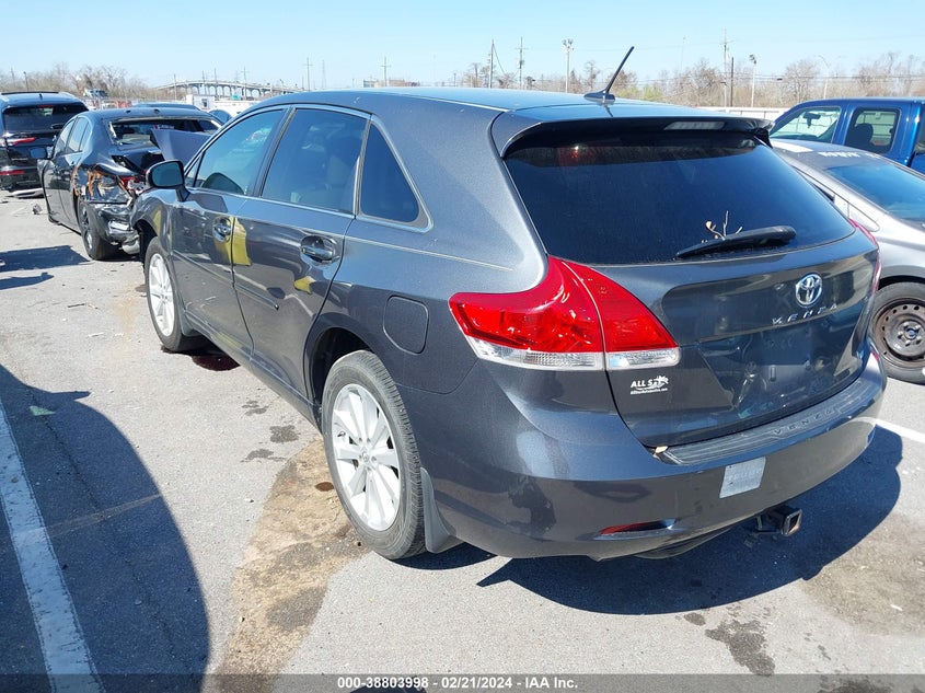 2012 Toyota Venza Le VIN: 4T3ZA3BB5CU057122 Lot: 38803998