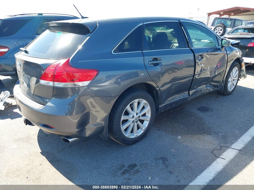 2012 Toyota Venza Le VIN: 4T3ZA3BB5CU057122 Lot: 38803998