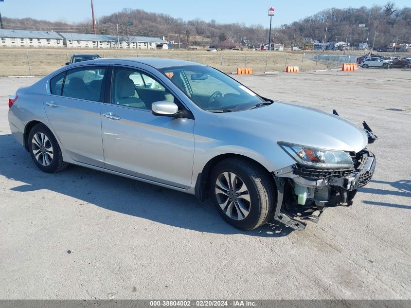 2013 Honda Accord Lx VIN: 1HGCR2F31DA018282 Lot: 38804002