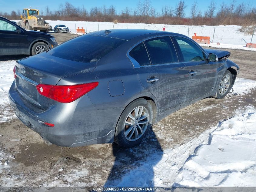 2014 Infiniti Q50 Premium VIN: JN1BV7AR5EM687043 Lot: 38804028