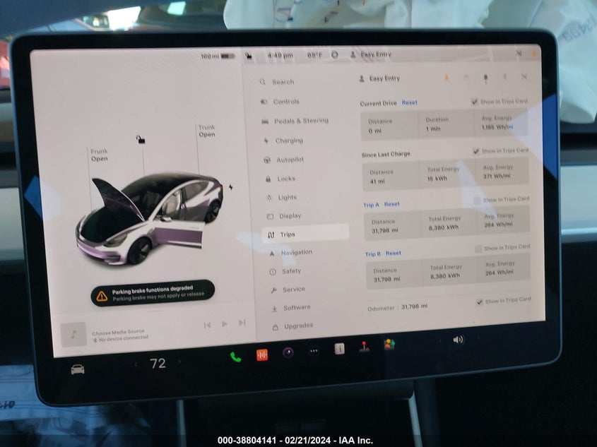 VIN 5YJ3E1EB1LF651335 2020 TESLA MODEL 3