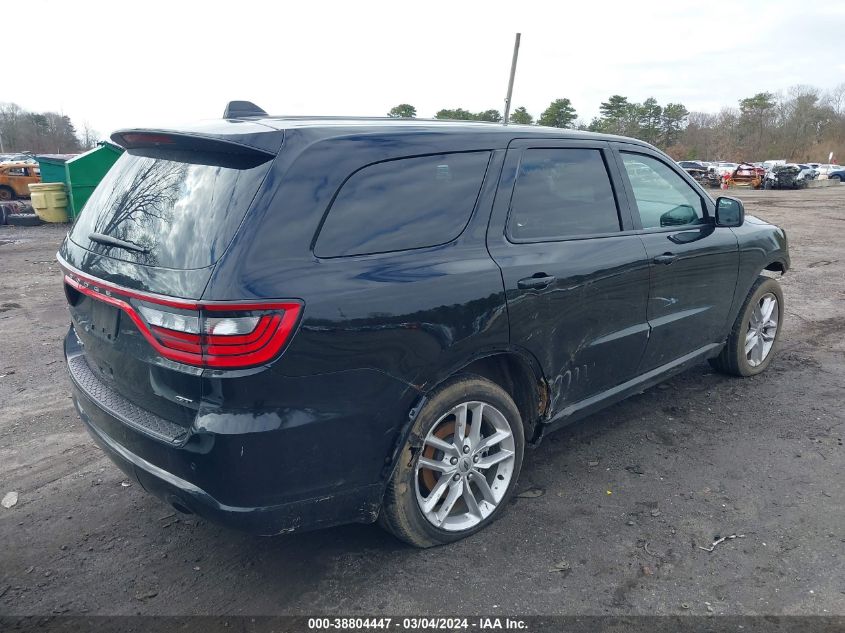 2022 Dodge Durango Gt Awd VIN: 1C4RDJDG7NC210867 Lot: 38804447