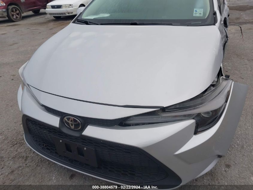 2021 Toyota Corolla Le VIN: 5YFEPMAE7MP186120 Lot: 38804579