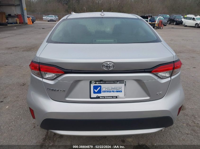 2021 Toyota Corolla Le VIN: 5YFEPMAE7MP186120 Lot: 38804579