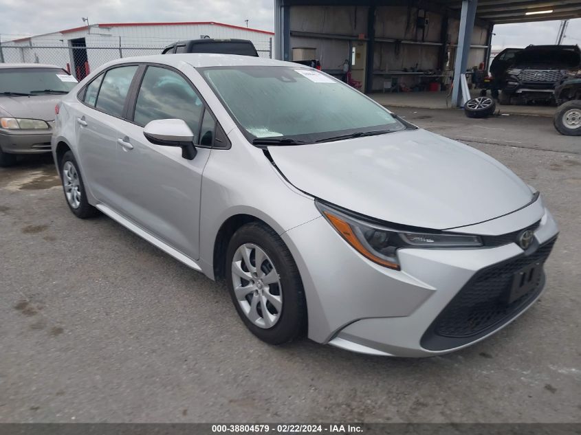 2021 Toyota Corolla Le VIN: 5YFEPMAE7MP186120 Lot: 38804579