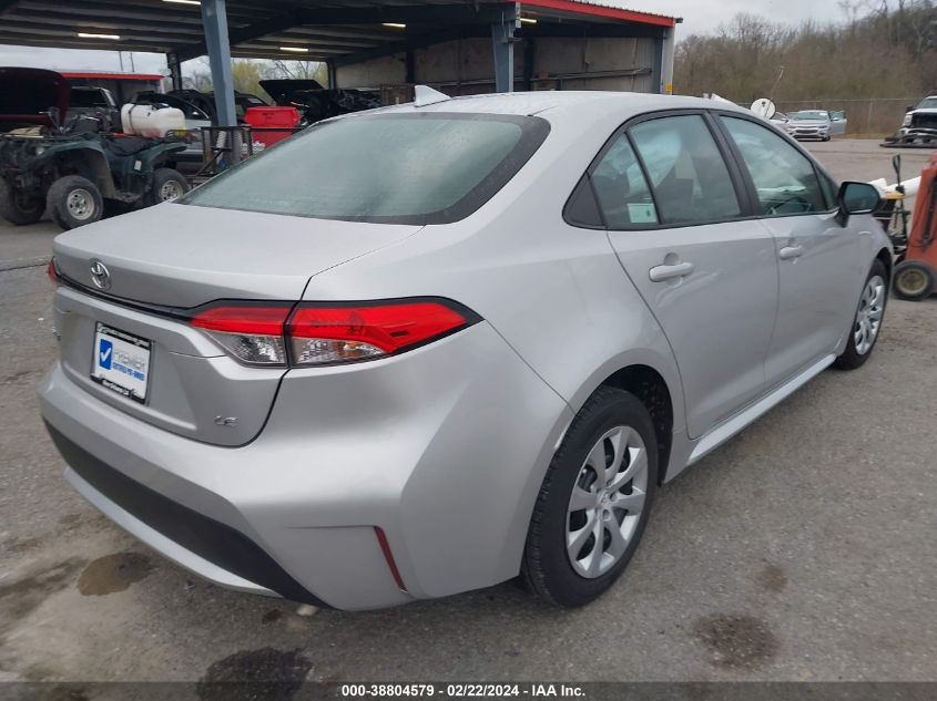 2021 Toyota Corolla Le VIN: 5YFEPMAE7MP186120 Lot: 38804579