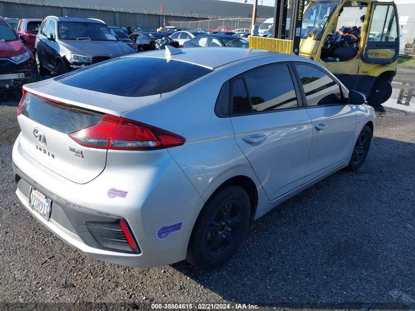VIN KMHC65LC1HU038870 2017 HYUNDAI IONIQ HYBRID BLUE