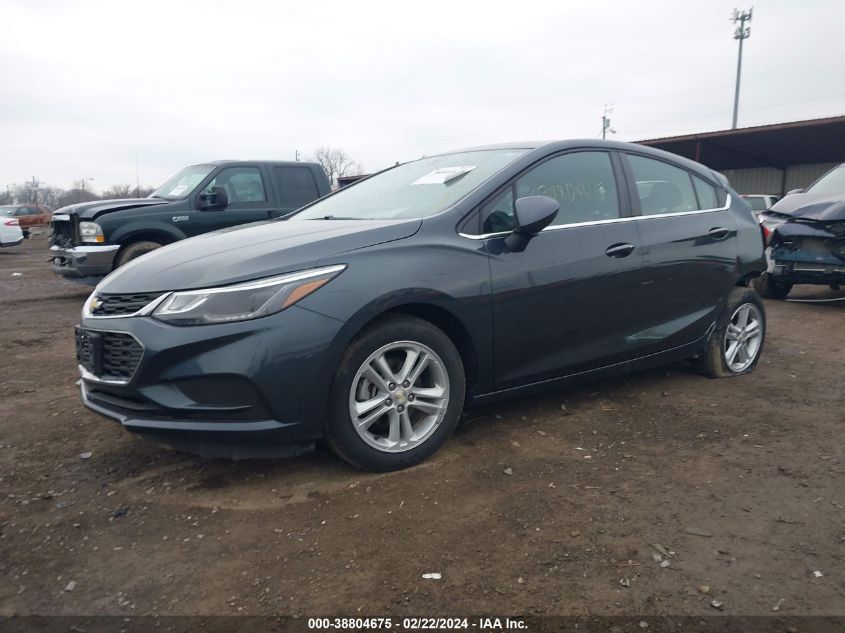 2017 Chevrolet Cruze Lt Auto VIN: 3G1BE6SM8HS562724 Lot: 38804675