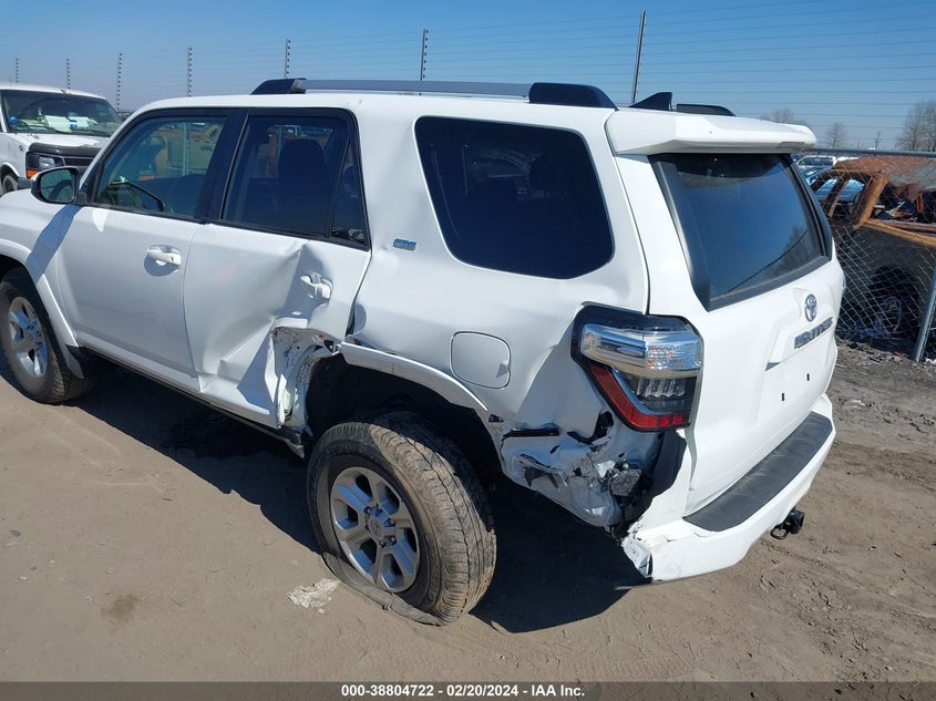VIN JTEEU5JR3P5289033 2023 TOYOTA 4RUNNER SR5