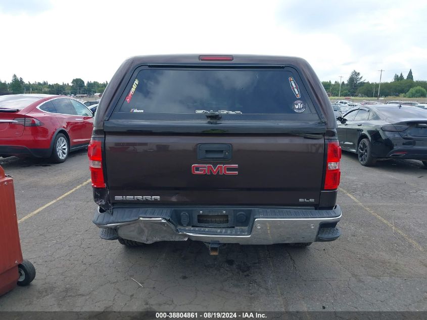 2016 GMC Sierra 1500 Sle VIN: 3GTU2MEC0GG167180 Lot: 38804861