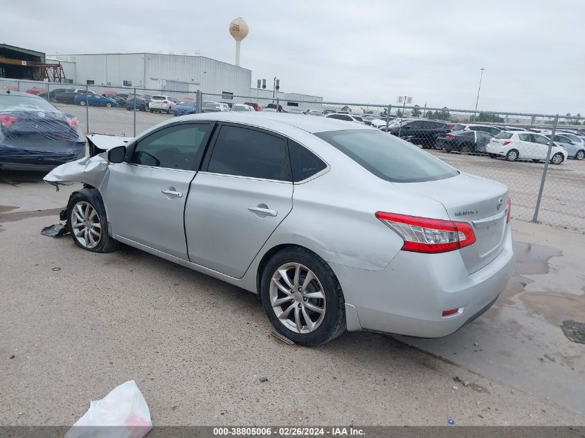 2015 Nissan Sentra S VIN: 3N1AB7AP4FY284091 Lot: 38805006