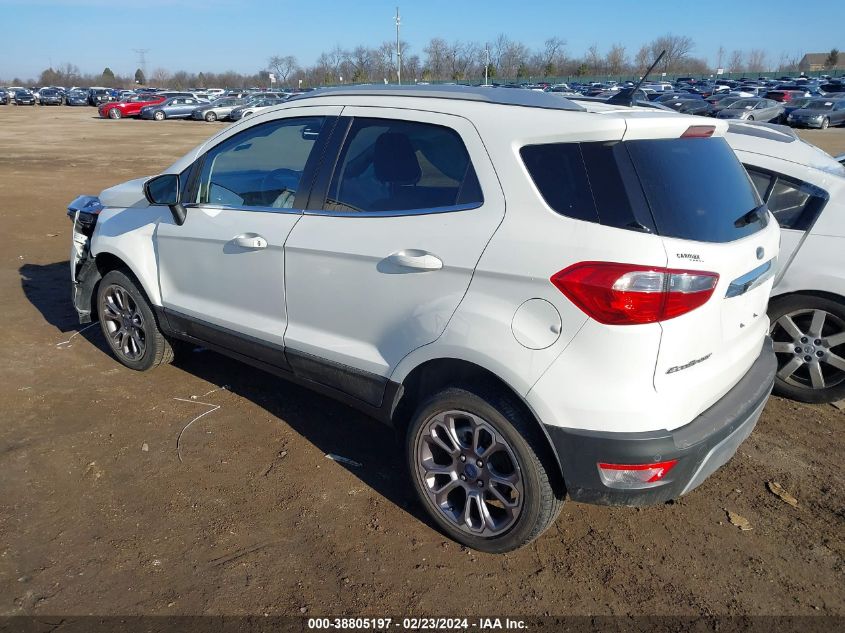 2018 Ford Ecosport Titanium VIN: MAJ6P1WL3JC162515 Lot: 38805197