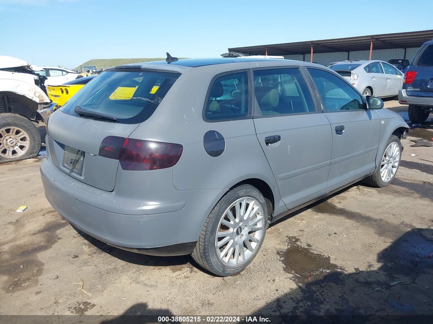 2007 Audi A3 2.0T VIN: WAUNF78P87A154116 Lot: 38805215
