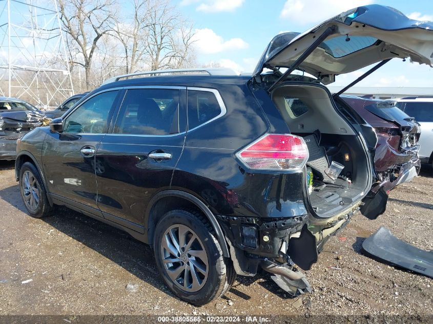 2015 Nissan Rogue Sl VIN: 5N1AT2MV8FC899383 Lot: 38805565