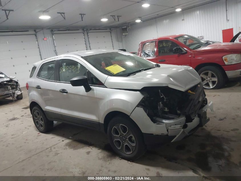 2021 Ford Ecosport S VIN: MAJ6S3FL8MC456331 Lot: 38805903