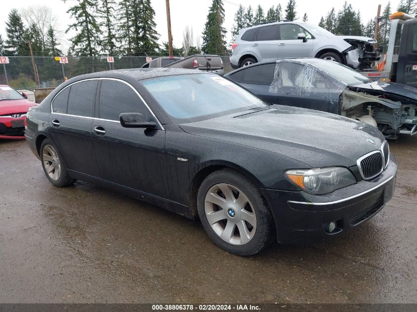 2006 BMW 750I VIN: WBAHL83556DT04942 Lot: 38806378