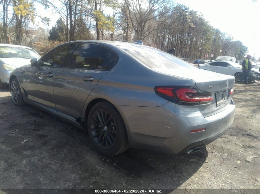 2022 BMW 530 I xDrive VIN: WBA13BJ0XNCH79600 Lot: 38806454